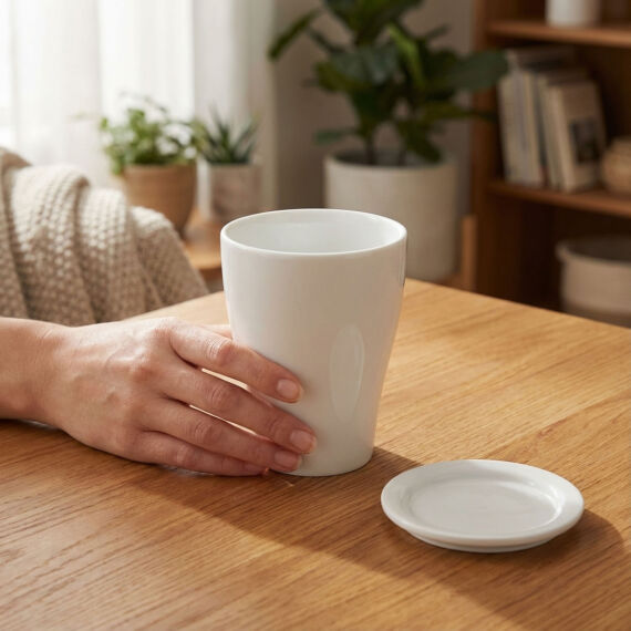 Kapaklı Mug Bardak 300 CC - 5