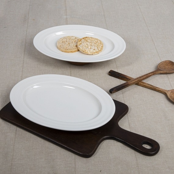 Lizbon 2 Adet 24 Cm Bone Kayık Tabak - 2