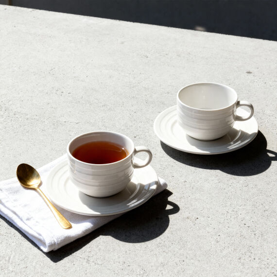 Lizbon 4 Parça 2 Kişilik Çay Fincan Takımı 170 cc - 1