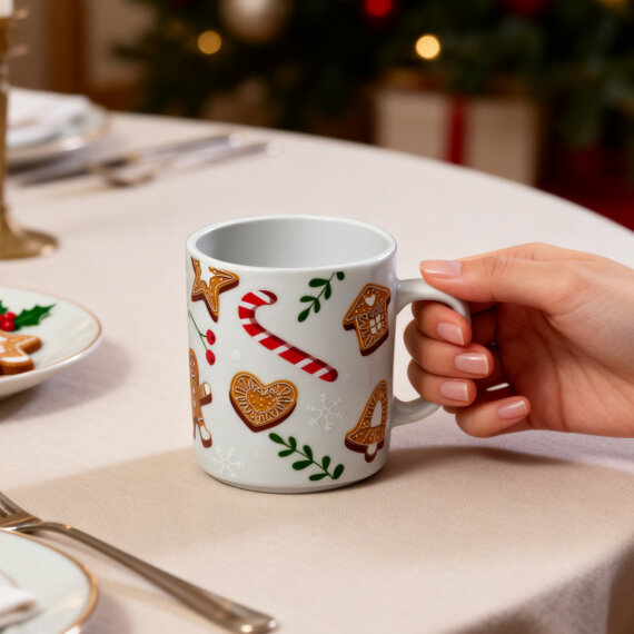 Mars Yılbaşı Mug Bardak - 3