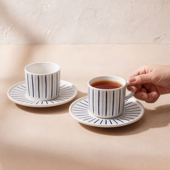 Mental 4 Parça 2 Kişilik Çay Takımı 6733 - 4