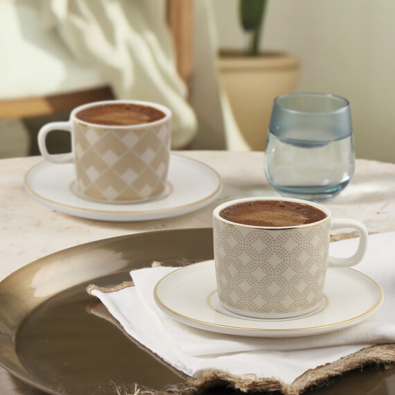 Mental 4 Parça 2 Kişilik Kahve Fincan Takımı 4943 - 1