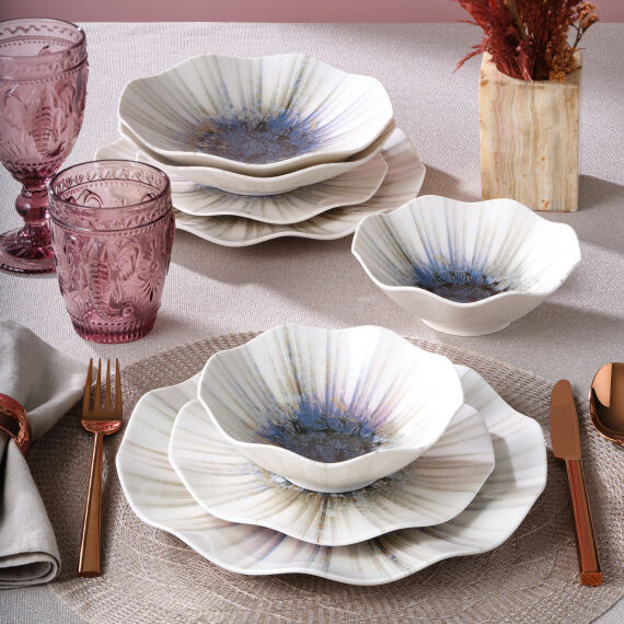 Nesrin 24 Parça 6 Kişilik Yemek Takımı 1986 - 1