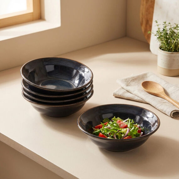 Güral 6 Adet 15 Cm Çorba Kasesi Reaktif Oasis Vr 1131 - 3