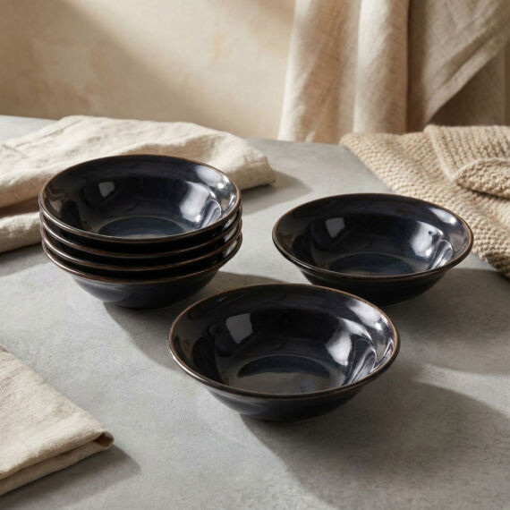 Güral 6 Adet 15 Cm Çorba Kasesi Reaktif Oasis Vr 1131 - 4