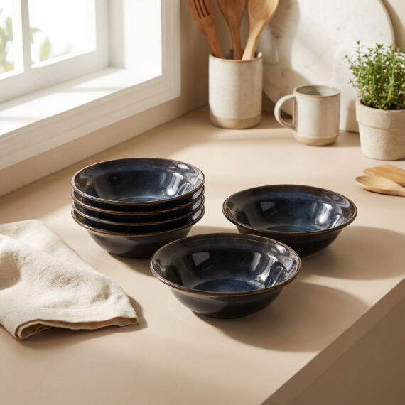 Güral 6 Adet 15 Cm Çorba Kasesi Reaktif Oasis Vr 1131 - 6