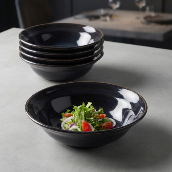 Güral 6 Adet 15 Cm Çorba Kasesi Reaktif Oasis Vr 1131 - 7