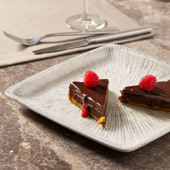 Orlando 6 Parça 22 Cm Kare Pasta Takımı 1401 - 2