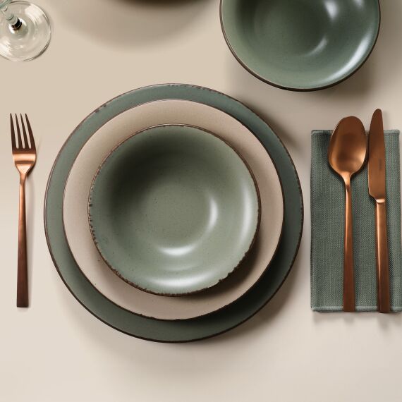 Paris 12 Parça 4 Kişilik Mat Yemek Takımı - 3