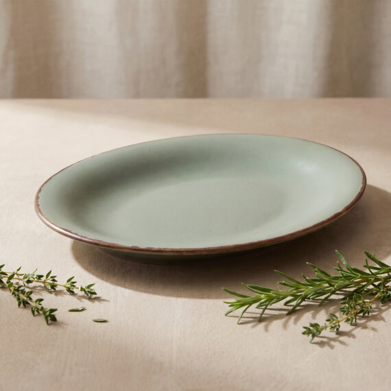 Paris 29 Cm Kayık Tabak Valeron Mat Yeşil 26y - 2