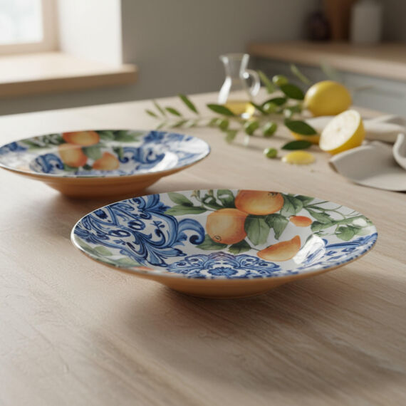 Reno 2 Adet 26 cm Salata Servis & Makarna Kasesi 55501 - 3