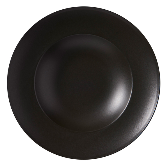 Reno 26 Cm Bone Makarna Tabağı - Bodrum Siyah - 1