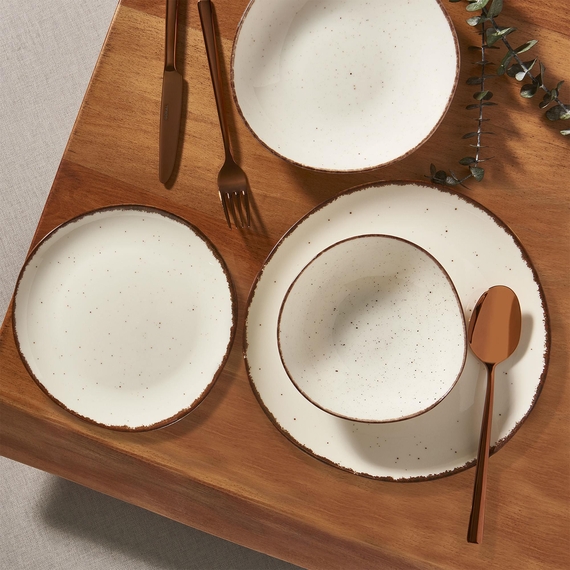 Roden 16 Parça 4 Kişilik Bone Yemek Takımı - Side - 1