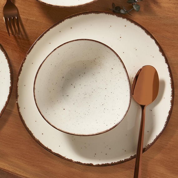 Roden 16 Parça 4 Kişilik Bone Yemek Takımı - Side - 2