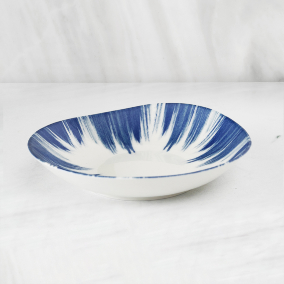 Roden 6 Parça 20 Cm Asimetrik Bone Çukur Tabak Takımı - 854 - 3