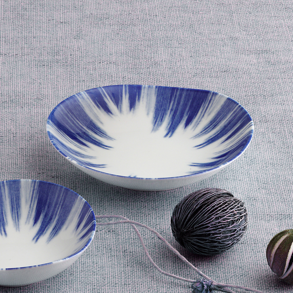 Roden 6 Parça 20 Cm Asimetrik Bone Çukur Tabak Takımı - 854 - 1