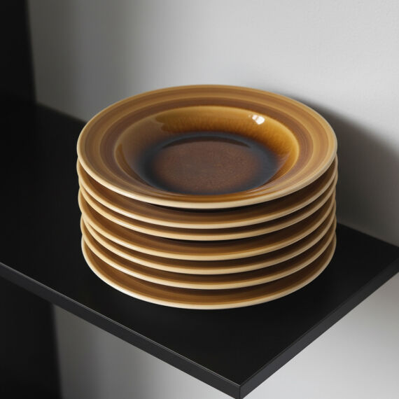 Güral 6 Adet 22 Cm Çukur Yemek Tabağı Reaktif Saura 137 - 4