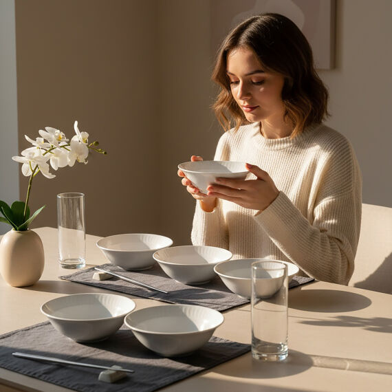 Sembol 6 Parça 15 cm Çorba Kasesi - 1