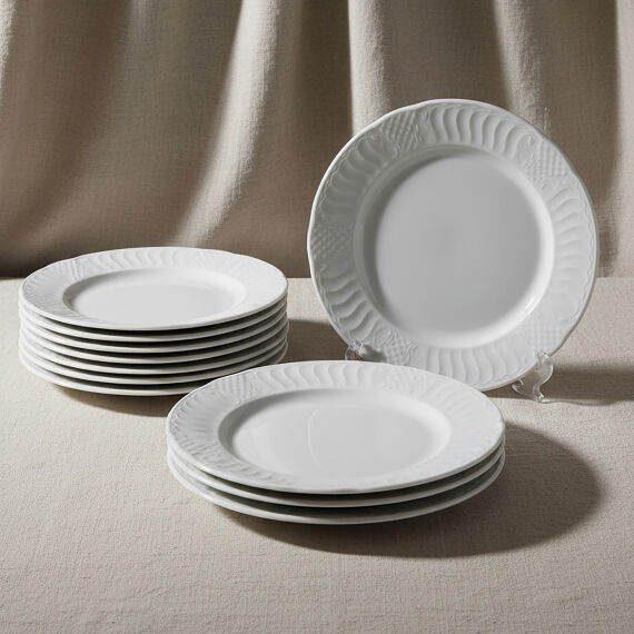 Sembol 6 Parça 20 cm Pasta Tabağı - 1