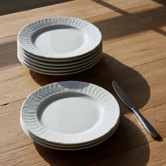 Sembol 6 Parça 20 cm Pasta Tabağı - 4