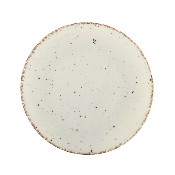 Side 25 Cm Bone Düz Tabak - 1