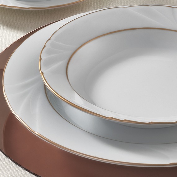 Soprano 18 Parça 6 Kişilik Yaldızlı Yemek Takımı - 2