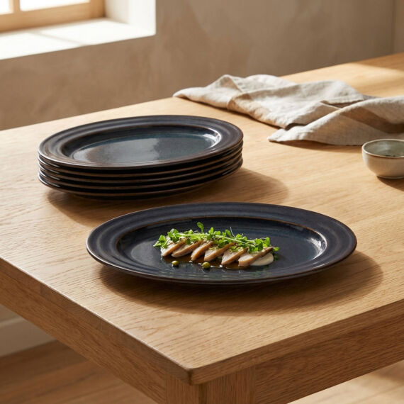 Valeron 2 Adet 24 Cm Kayık Tabak Reaktif Oasis Vr 1131 - 5