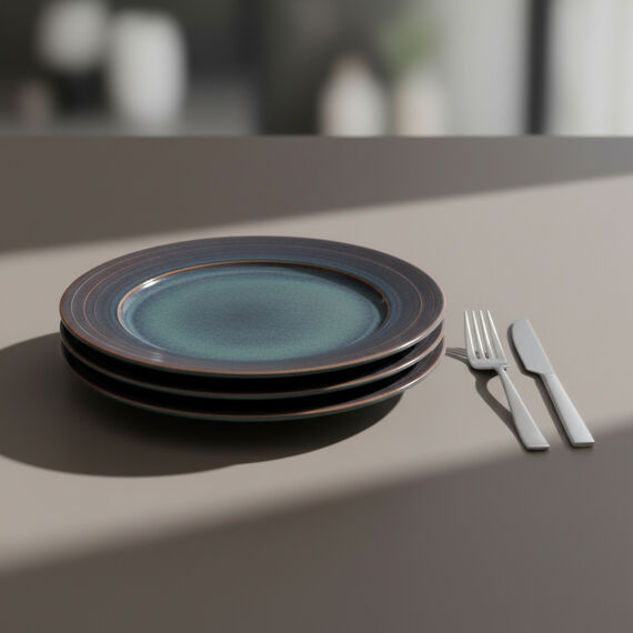 Valeron 6 Adet 27 Cm Servis Tabağı Reaktif Oasis 1131 - 2