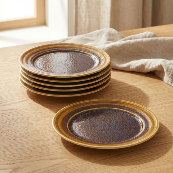 Valeron 6 Adet 27 Cm Servis Tabağı Reaktif Saura 137 - 3