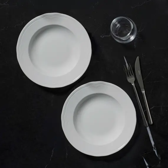 Venedik 6 Adet 23 Cm Çukur Yemek Tabağı - 1