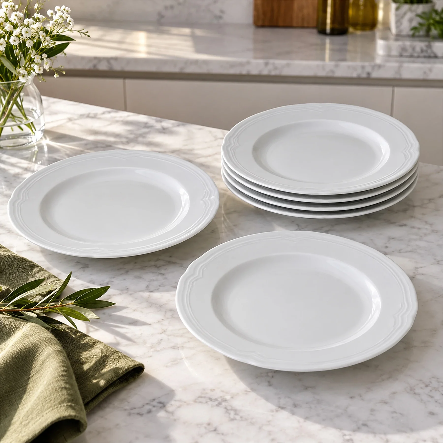 Venedik 6 Parça 26 Cm Servis Tabağı - 1