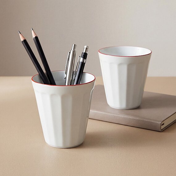 Güral Rölyefli Çok Amaçlı İkili Sunum Bardak Seti Bordo 383 Cc - 2