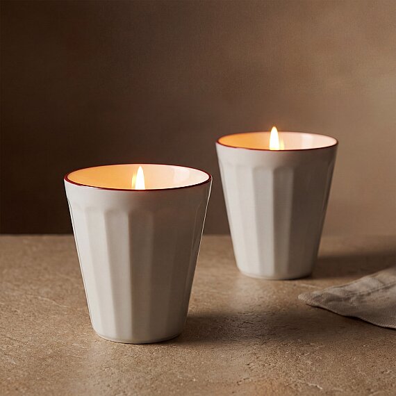 Güral Rölyefli Çok Amaçlı İkili Sunum Bardak Seti Bordo 383 Cc - 3