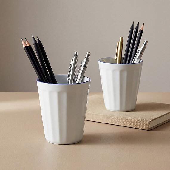 Güral Rölyefli Çok Amaçlı İkili Sunum Bardak Seti Lacivert 383 Cc - 3