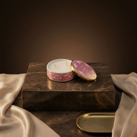 Kalp Şekilli Hand Made Porselen Dekoratif Porselen Takı Kutusu 5 Cm - 6