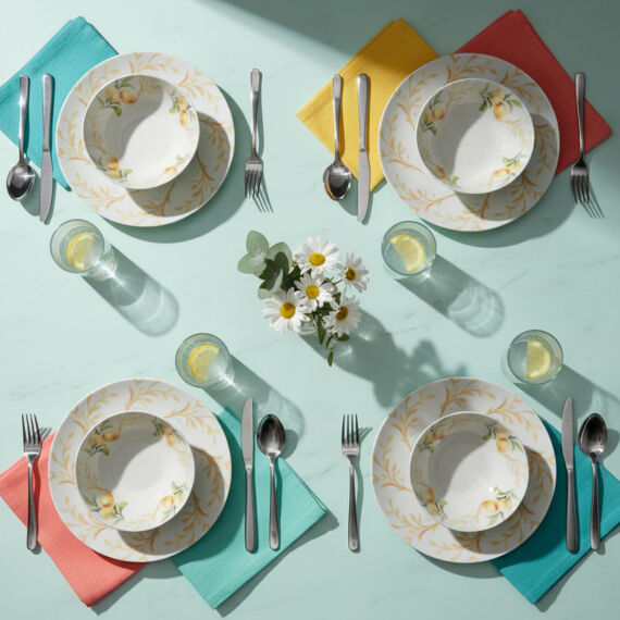 Lemon Touch 12 Parça 4 Kişilik Yemek Takımı 5692 - 5