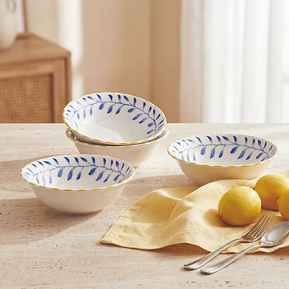 Limon 14 cm 4'lü Çorba ve Salata Kasesi Seti - 2