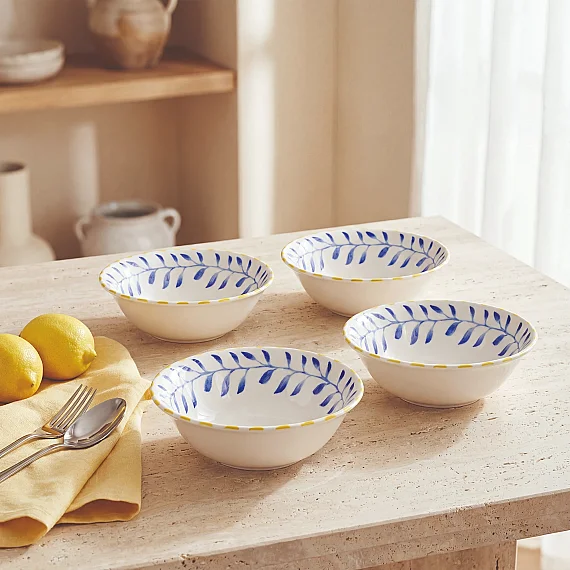 Limon 14 cm 4'lü Çorba ve Salata Kasesi Seti - 3