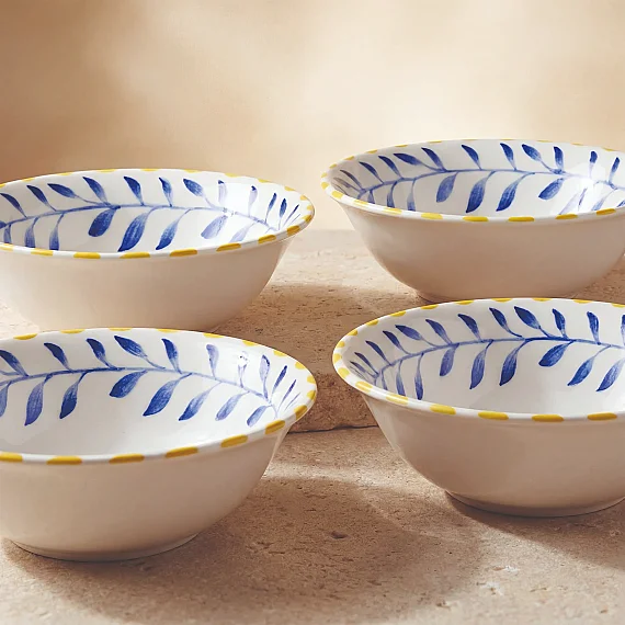 Limon 14 cm 4'lü Çorba ve Salata Kasesi Seti - 4