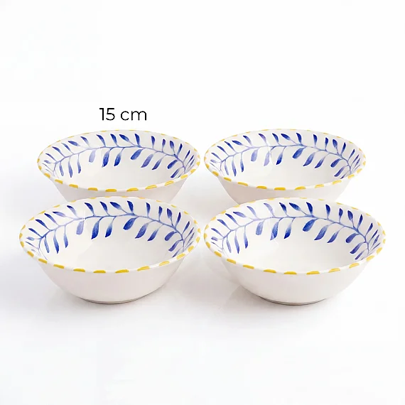 Limon 14 cm 4'lü Çorba ve Salata Kasesi Seti - 5