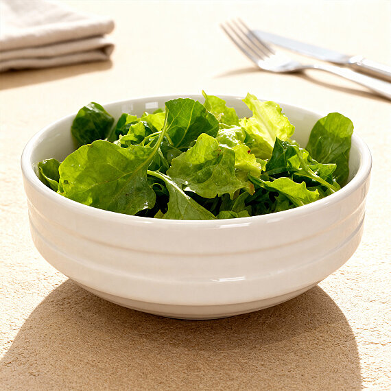 Lizbon 6 Adet 8 cm Porselen Joker Kase Seti - Krem - 4