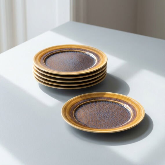 Güral 6 Adet 20 Cm Pasta Tabağı Reaktif Saura 137 - 3