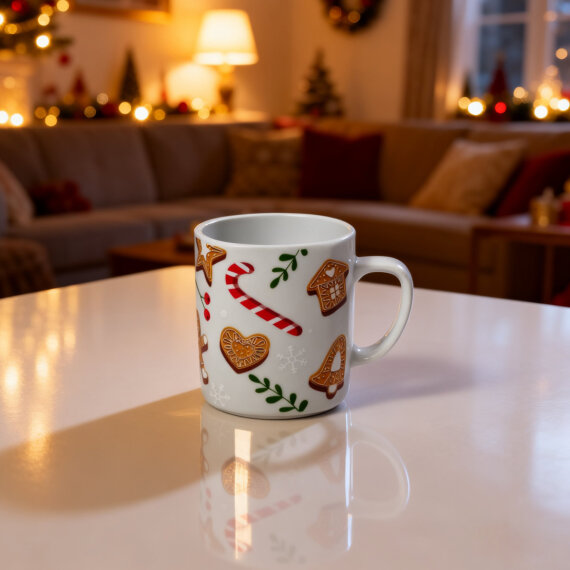 Mars Yılbaşı Mug Bardak - 4