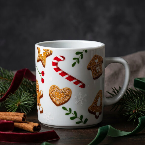 Mars Yılbaşı Mug Bardak - 6