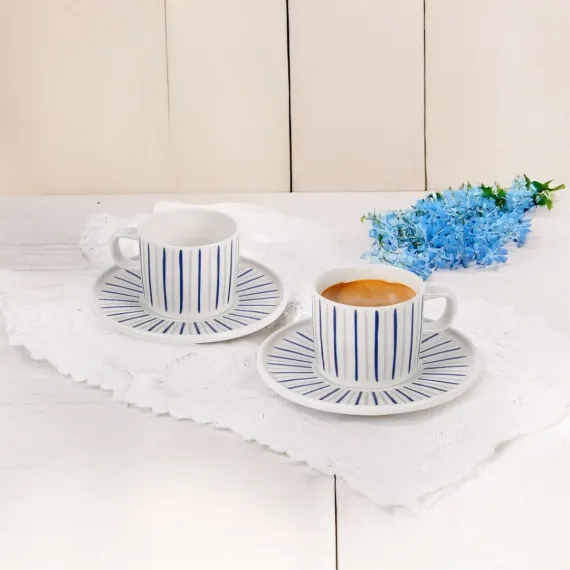 Mental 4 Parça 2 Kişilik Kahve Takımı 6733 - 3