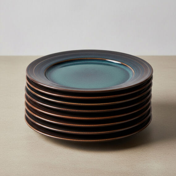 Güral 6 Adet 27 Cm Servis Tabağı Reaktif Oasis 1131 - 4