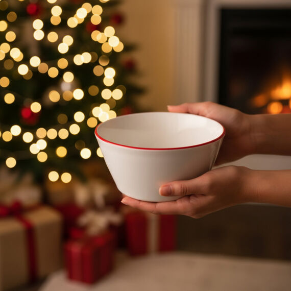 Red Glow 2'li 11 cm Atıştırmaklık Salata Kasesi 30KMZ - 6