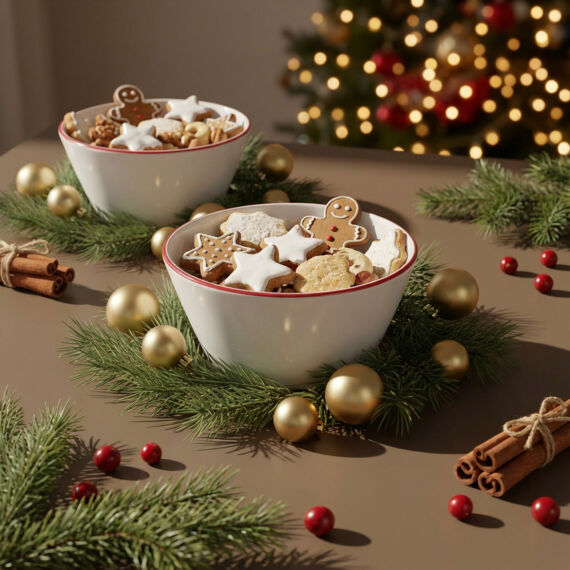 Red Glow 2'Li 14 cm Atıştırmaklık- Salata Kasesi 30KMZ - 2