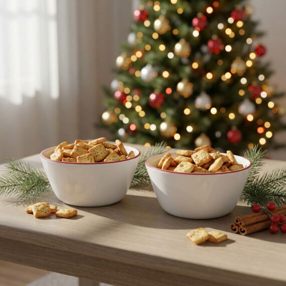 Red Glow 2'Li 14 cm Atıştırmaklık- Salata Kasesi 30KMZ - 3