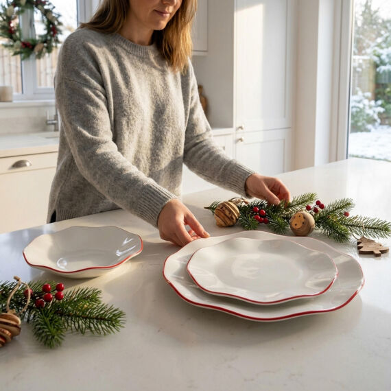 Red Glow 4 kişilik 12 Parça Yemek Takımı 30KMZ - 3